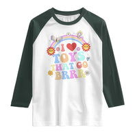 Funny Embarrassing Raglan Shirt I Love Toys That Go Brrr Adult Humor - Wonder Print Shop