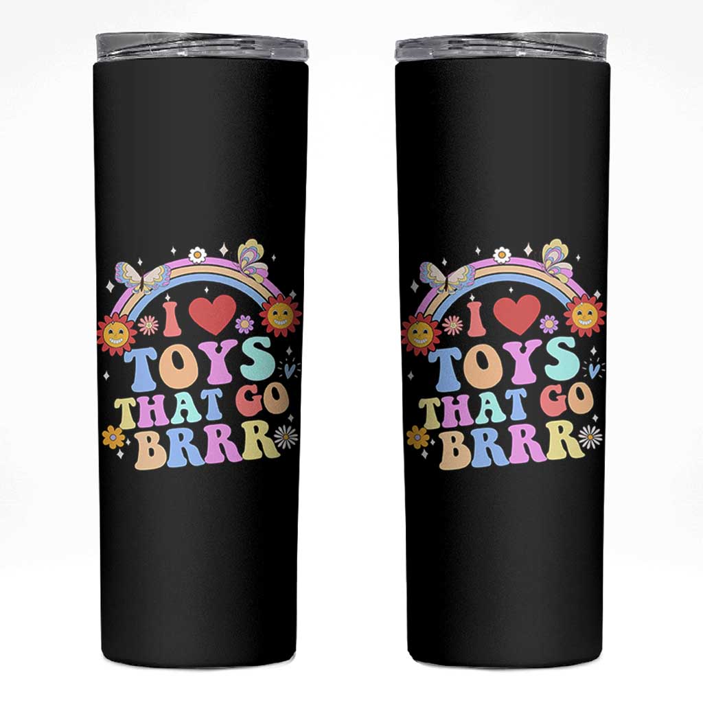 Funny Embarrassing Skinny Tumbler I Love Toys That Go Brrr Adult Humor - Wonder Print Shop