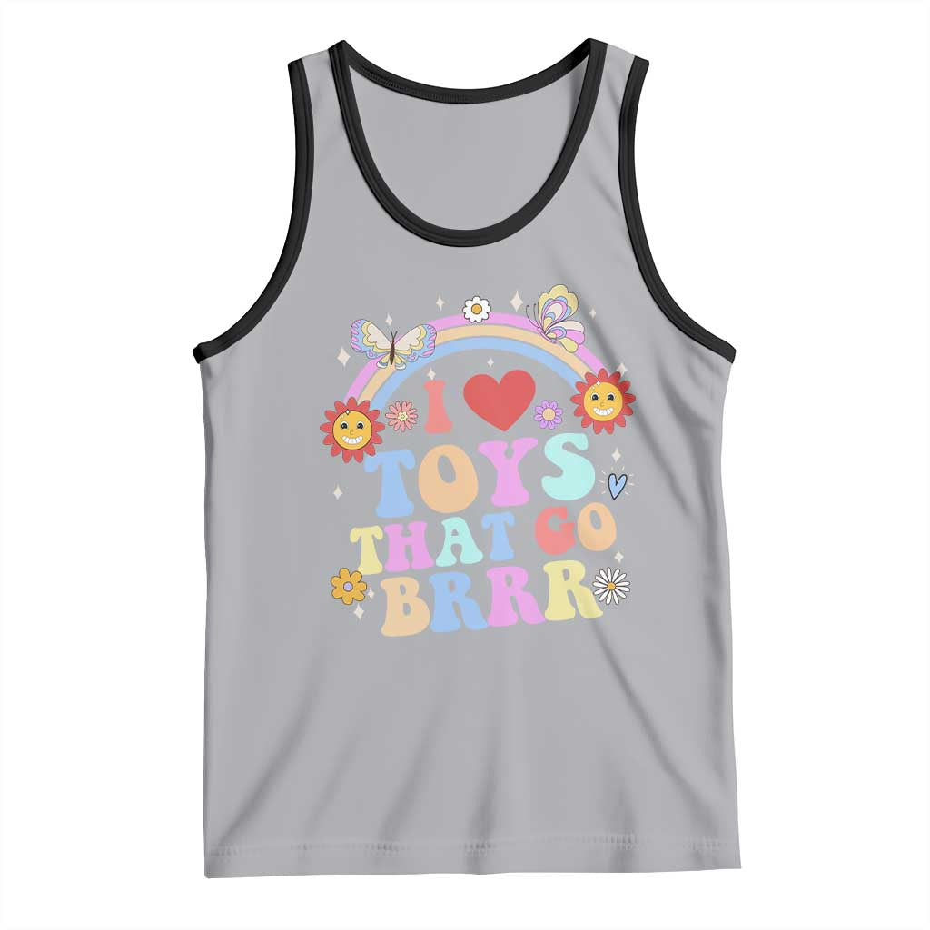 Funny Embarrassing Tank Top I Love Toys That Go Brrr Adult Humor - Wonder Print Shop