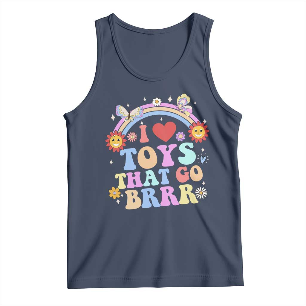 Funny Embarrassing Tank Top I Love Toys That Go Brrr Adult Humor - Wonder Print Shop