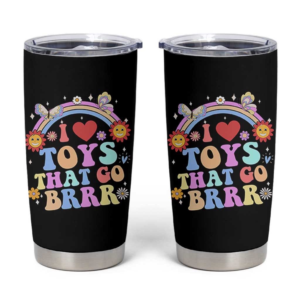 Funny Embarrassing Tumbler Cup I Love Toys That Go Brrr Adult Humor - Wonder Print Shop