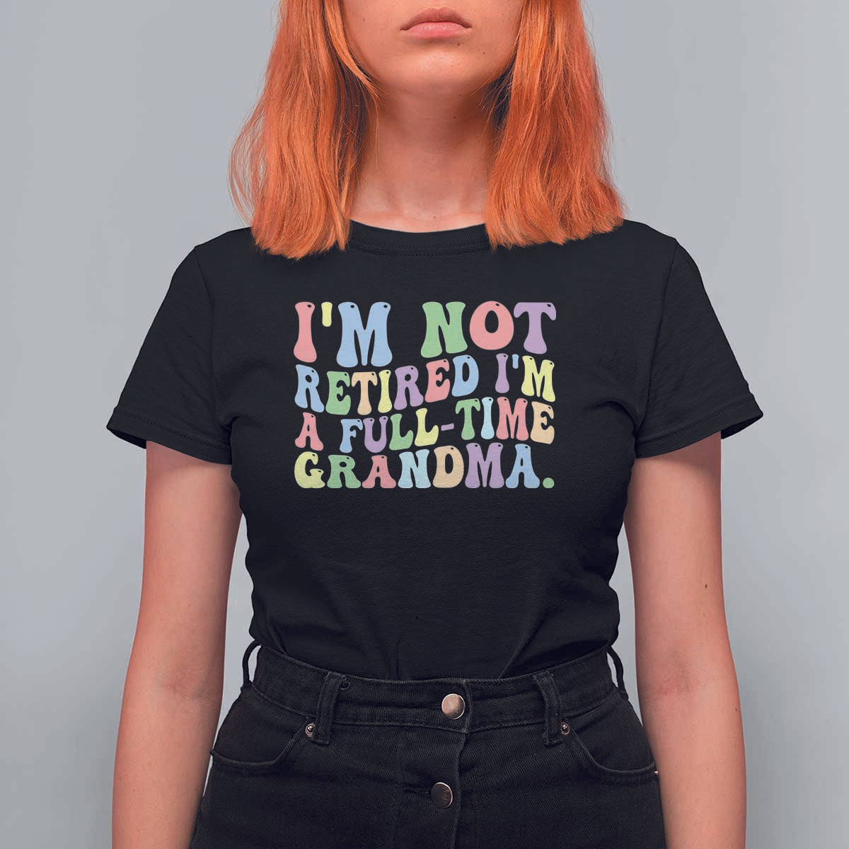Retired Grandma T Shirt For Women Funny Retirement Gifts For Grandma - Wonder Print Shop