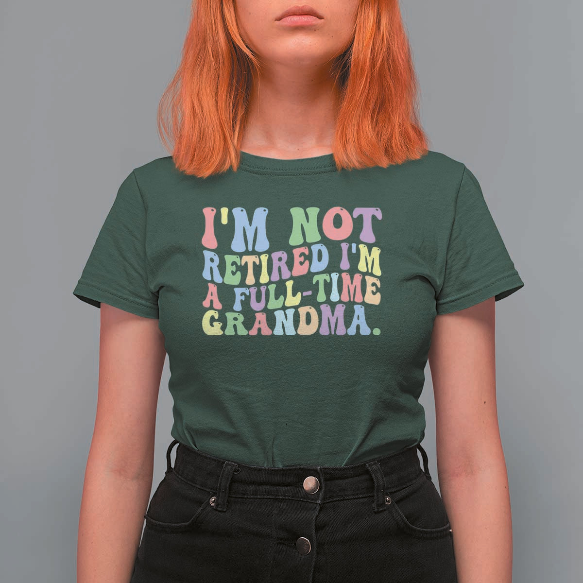 Retired Grandma T Shirt For Women Funny Retirement Gifts For Grandma - Wonder Print Shop