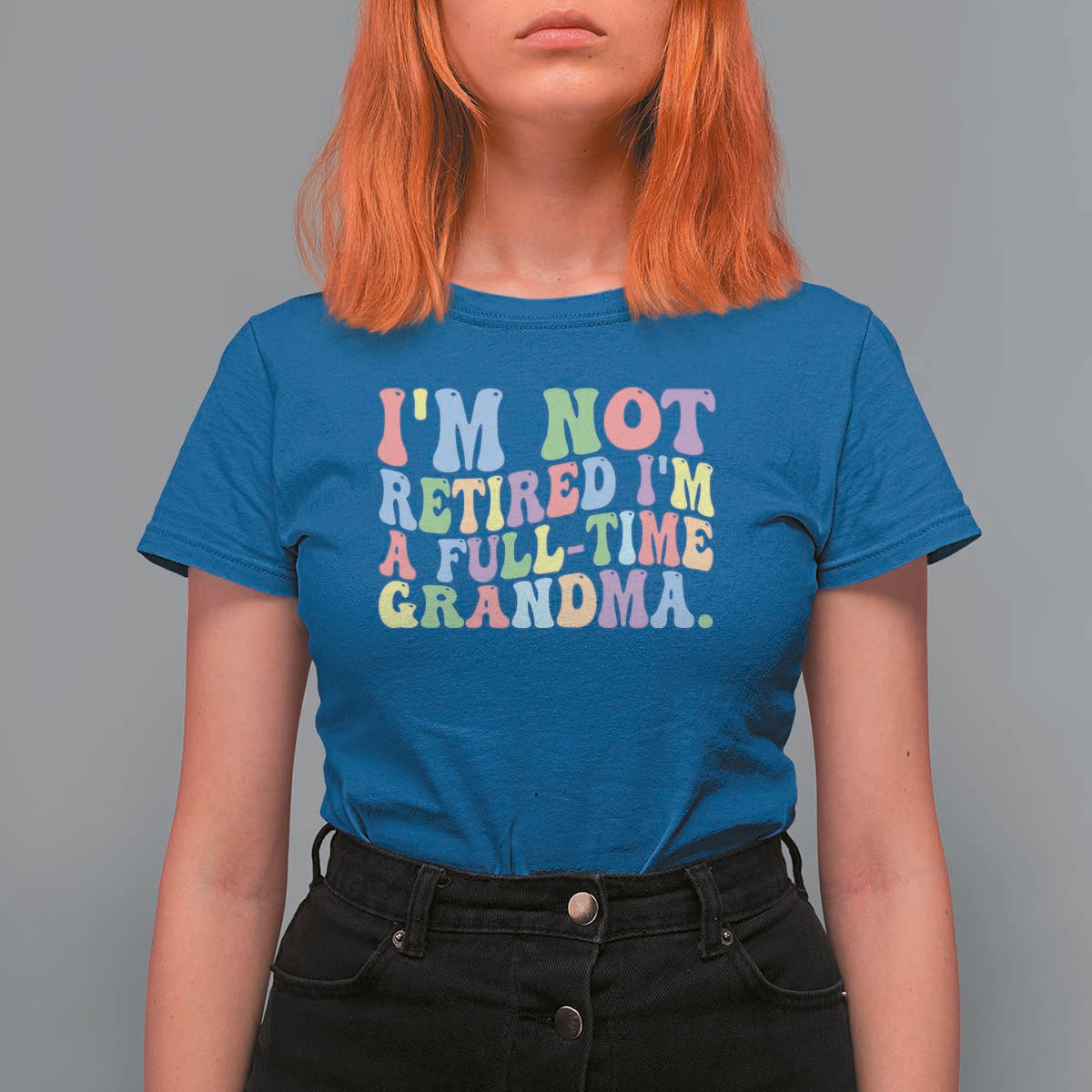 Retired Grandma T Shirt For Women Funny Retirement Gifts For Grandma - Wonder Print Shop