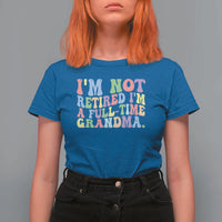 Retired Grandma T Shirt For Women Funny Retirement Gifts For Grandma - Wonder Print Shop