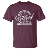 Vintage Retired 2025 T Shirt Funny Retirement Not My Problem Anymore