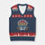 Retired 2025 V-Neck Knit Sweater Vest Retro Retirement Summer Vibes - Wonder Print Shop
