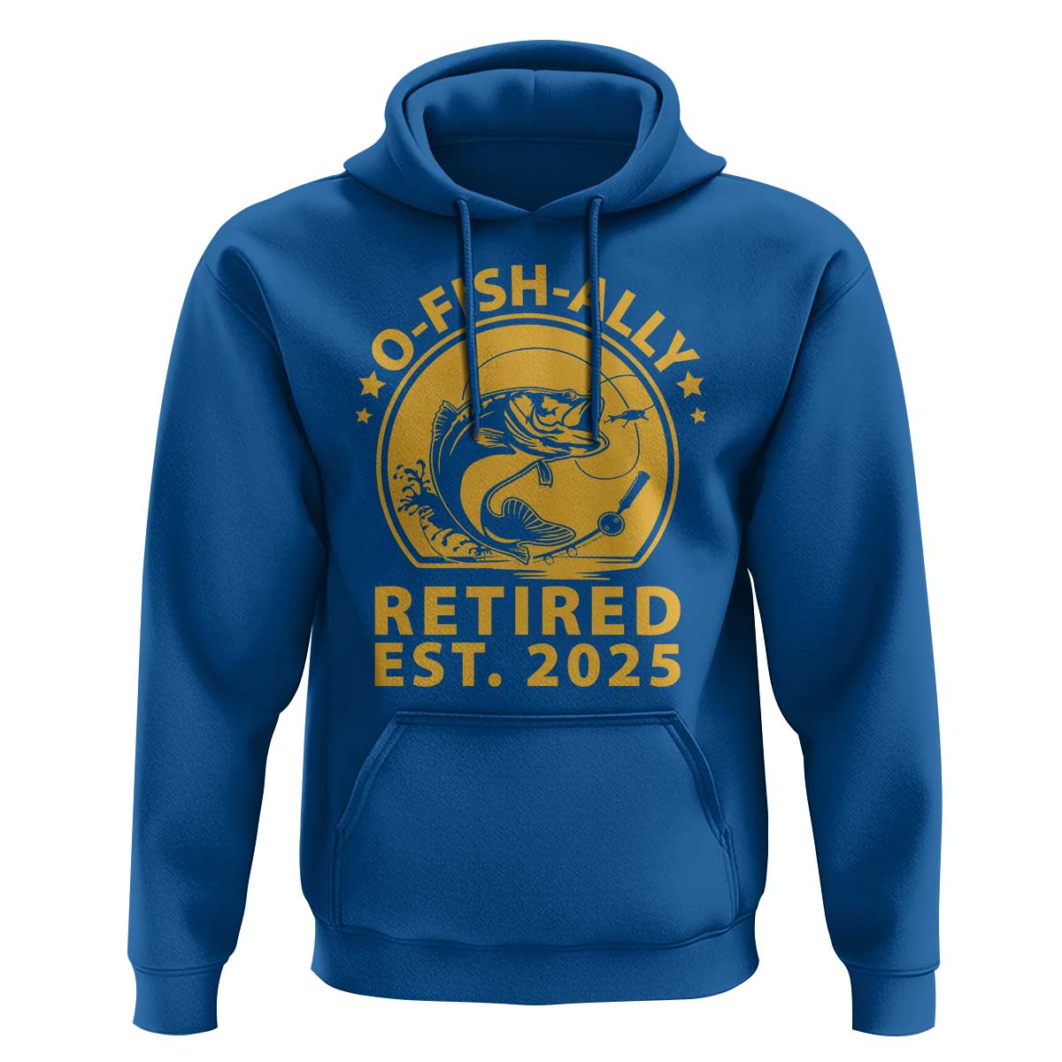 Fishing Retirement Hoodie O-Fish-Ally Retired 2025 For Fisherman