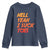 Hell Yeah I Suck Toes Youth Sweatshirt Funny Foot Fetish Sucking Toes Dirty Joke - Wonder Print Shop