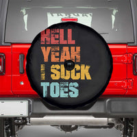 Funny Inappropriate Embarrassing Spare Tire Cover Funny Foot Fetish Sucking Toes Cringe Offensive Humor - Wonder Print Shop