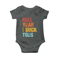 Funny Inappropriate Embarrassing Baby Onesie Funny Foot Fetish Sucking Toes Cringe Offensive Humor - Wonder Print Shop