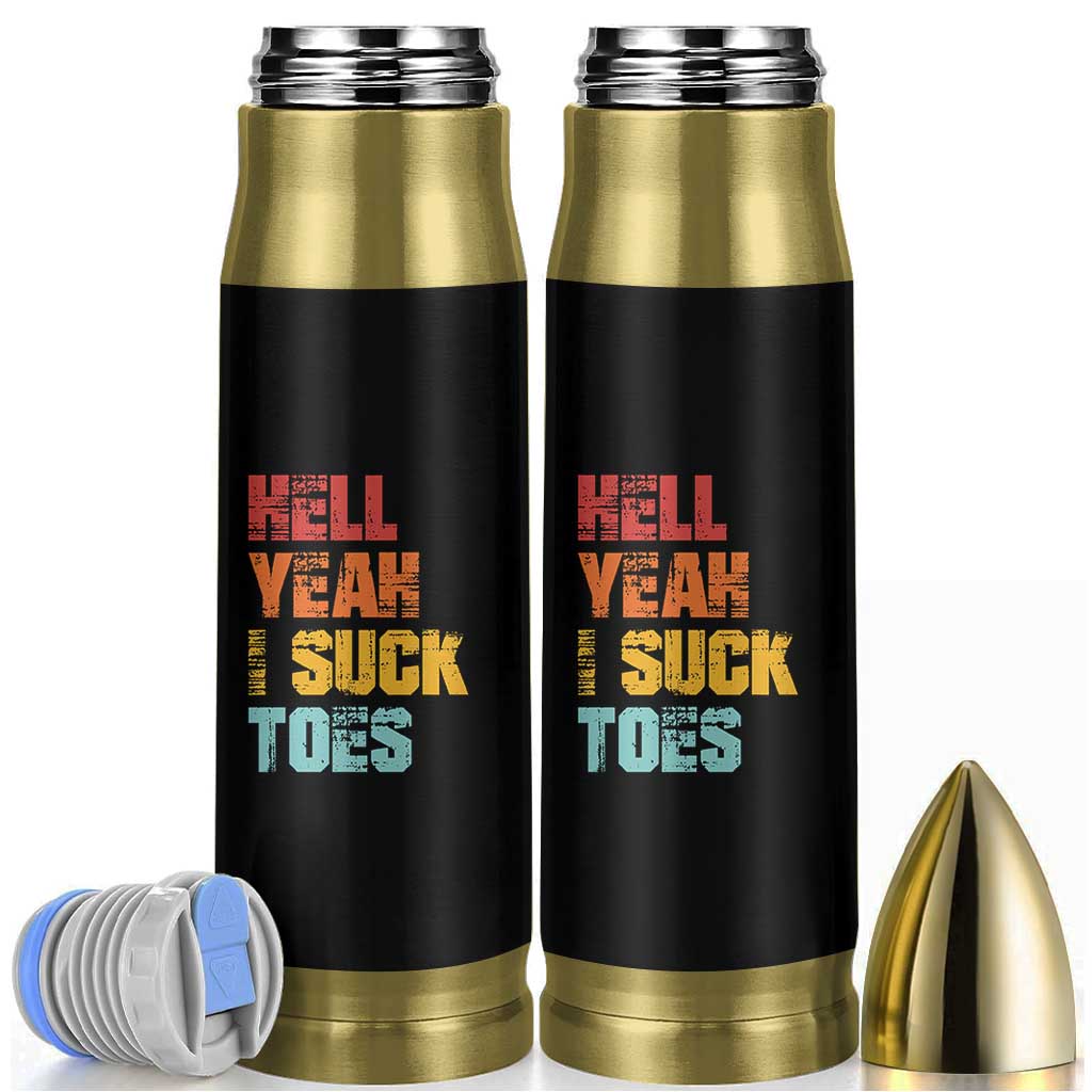 Funny Inappropriate Embarrassing Bullet Tumbler Funny Foot Fetish Sucking Toes Cringe Offensive Humor - Wonder Print Shop