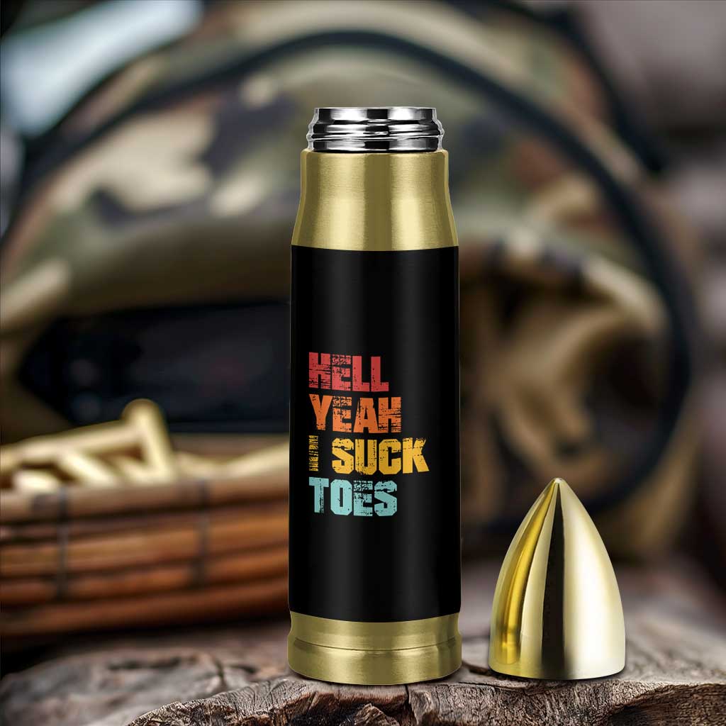 Funny Inappropriate Embarrassing Bullet Tumbler Funny Foot Fetish Sucking Toes Cringe Offensive Humor - Wonder Print Shop