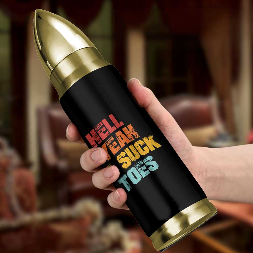 Funny Inappropriate Embarrassing Bullet Tumbler Funny Foot Fetish Sucking Toes Cringe Offensive Humor - Wonder Print Shop
