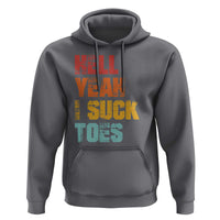 Funny Inappropriate Embarrassing Hoodie Funny Foot Fetish Sucking Toes Cringe Offensive Humor - Wonder Print Shop
