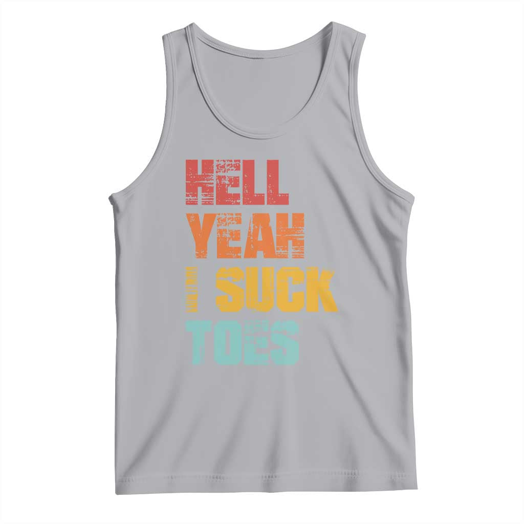 Funny Inappropriate Embarrassing Tank Top Funny Foot Fetish Sucking Toes Cringe Offensive Humor - Wonder Print Shop