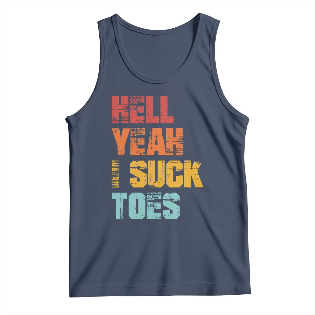 Funny Inappropriate Embarrassing Tank Top Funny Foot Fetish Sucking Toes Cringe Offensive Humor - Wonder Print Shop