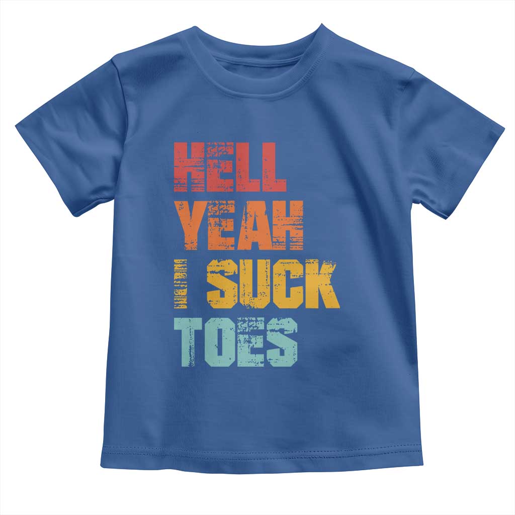 Funny Inappropriate Embarrassing Toddler T Shirt Funny Foot Fetish Sucking Toes Cringe Offensive Humor - Wonder Print Shop