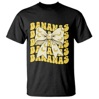 Bananas Coquette Bow T Shirt Retro Banana Lovers Women Girls Kids