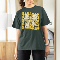 Bananas Coquette Bow T Shirt For Women Retro Banana Lovers Women Girls Kids