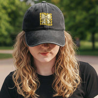 Bananas Coquette Bow Washed Cotton Baseball Cap Retro Banana Lovers Women Girls Kids