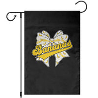 Bananas Coquette Bow Garden Flag Retro Throwback Popular Fruit Humor Banana Classic