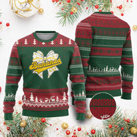 Bananas Coquette Bow Ugly Christmas Sweater Retro Throwback Popular Fruit Humor Banana Classic