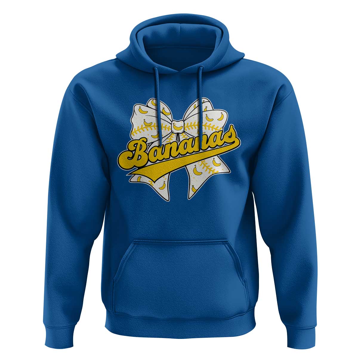 Bananas Coquette Bow Hoodie Retro Throwback Popular Fruit Humor Banana Classic