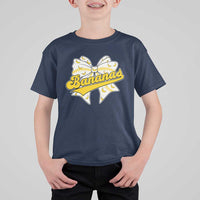 Bananas Coquette Bow T Shirt For Kid Retro Throwback Popular Fruit Humor Banana Classic
