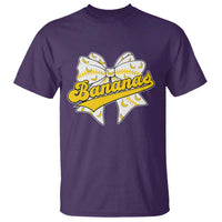 Bananas Coquette Bow T Shirt Retro Throwback Popular Fruit Humor Banana Classic