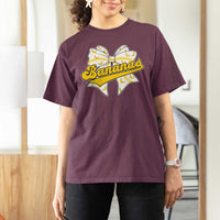 Bananas Coquette Bow T Shirt For Women Retro Throwback Popular Fruit Humor Banana Classic