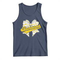 Bananas Coquette Bow Tank Top Retro Throwback Popular Fruit Humor Banana Classic