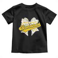 Bananas Coquette Bow Toddler T Shirt Retro Throwback Popular Fruit Humor Banana Classic