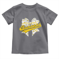 Bananas Coquette Bow Toddler T Shirt Retro Throwback Popular Fruit Humor Banana Classic