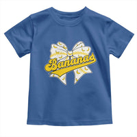 Bananas Coquette Bow Toddler T Shirt Retro Throwback Popular Fruit Humor Banana Classic
