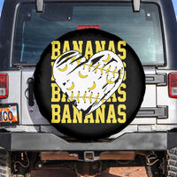 Retro Bananas Spare Tire Cover Vintage Baseball Heart Graphic Game Day Gifts