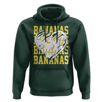Retro Bananas Hoodie Vintage Baseball Heart Graphic Game Day Gifts