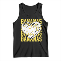 Retro Bananas Tank Top Vintage Baseball Heart Graphic Game Day Gifts