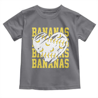 Retro Bananas Toddler T Shirt Vintage Baseball Heart Graphic Game Day Gifts