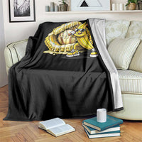 Baseball Banana Throw Blanket Funny Baseball Glove Drip Kids Youth Boys Girls