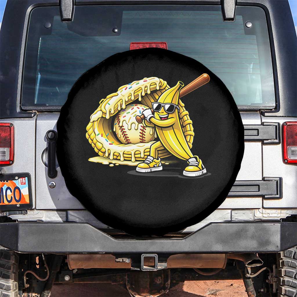 Baseball Banana Spare Tire Cover Funny Baseball Glove Drip Kids Youth Boys Girls