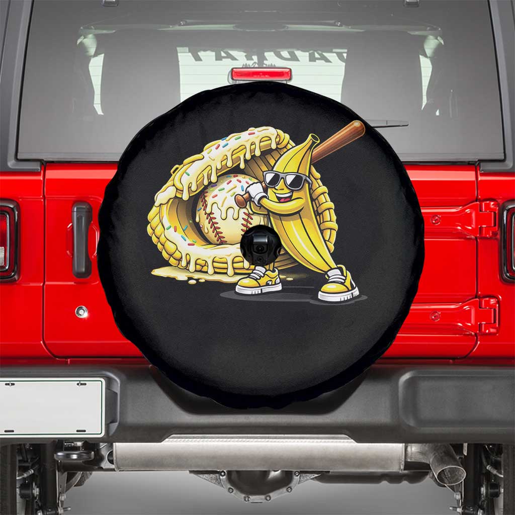 Baseball Banana Spare Tire Cover Funny Baseball Glove Drip Kids Youth Boys Girls