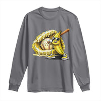 Baseball Banana Long Sleeve Shirt Funny Baseball Glove Drip Kids Youth Boys Girls