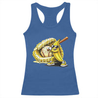 Baseball Banana Racerback Tank Top Funny Baseball Glove Drip Kids Youth Boys Girls