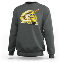 Baseball Banana Sweatshirt Funny Baseball Glove Drip Kids Youth Boys Girls