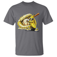 Baseball Banana T Shirt Funny Baseball Glove Drip Kids Youth Boys Girls