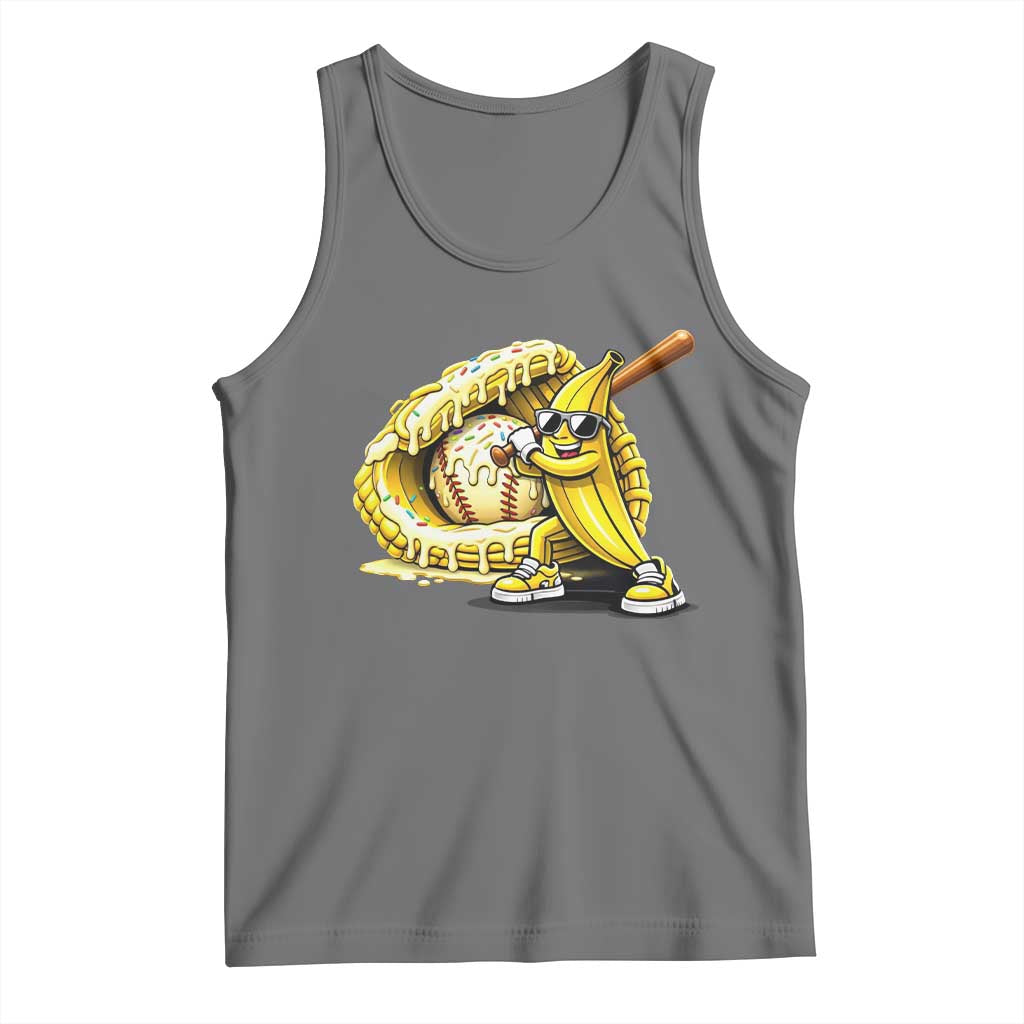 Baseball Banana Tank Top Funny Baseball Glove Drip Kids Youth Boys Girls
