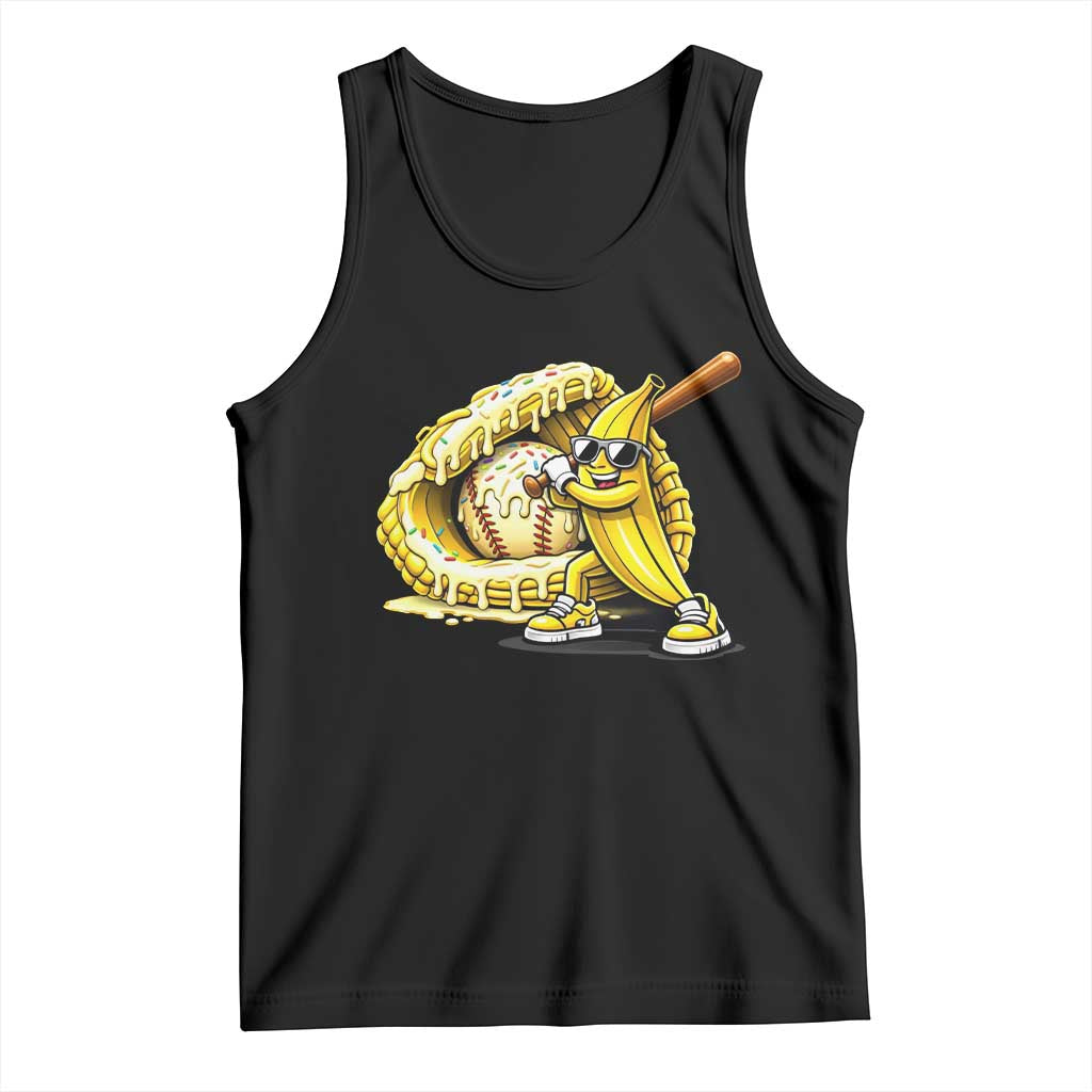 Baseball Banana Tank Top Funny Baseball Glove Drip Kids Youth Boys Girls