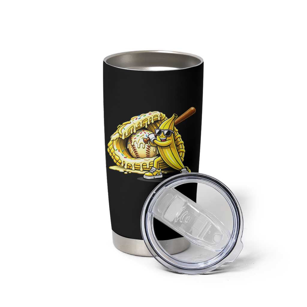 Baseball Banana Tumbler Cup Funny Baseball Glove Drip Kids Youth Boys Girls