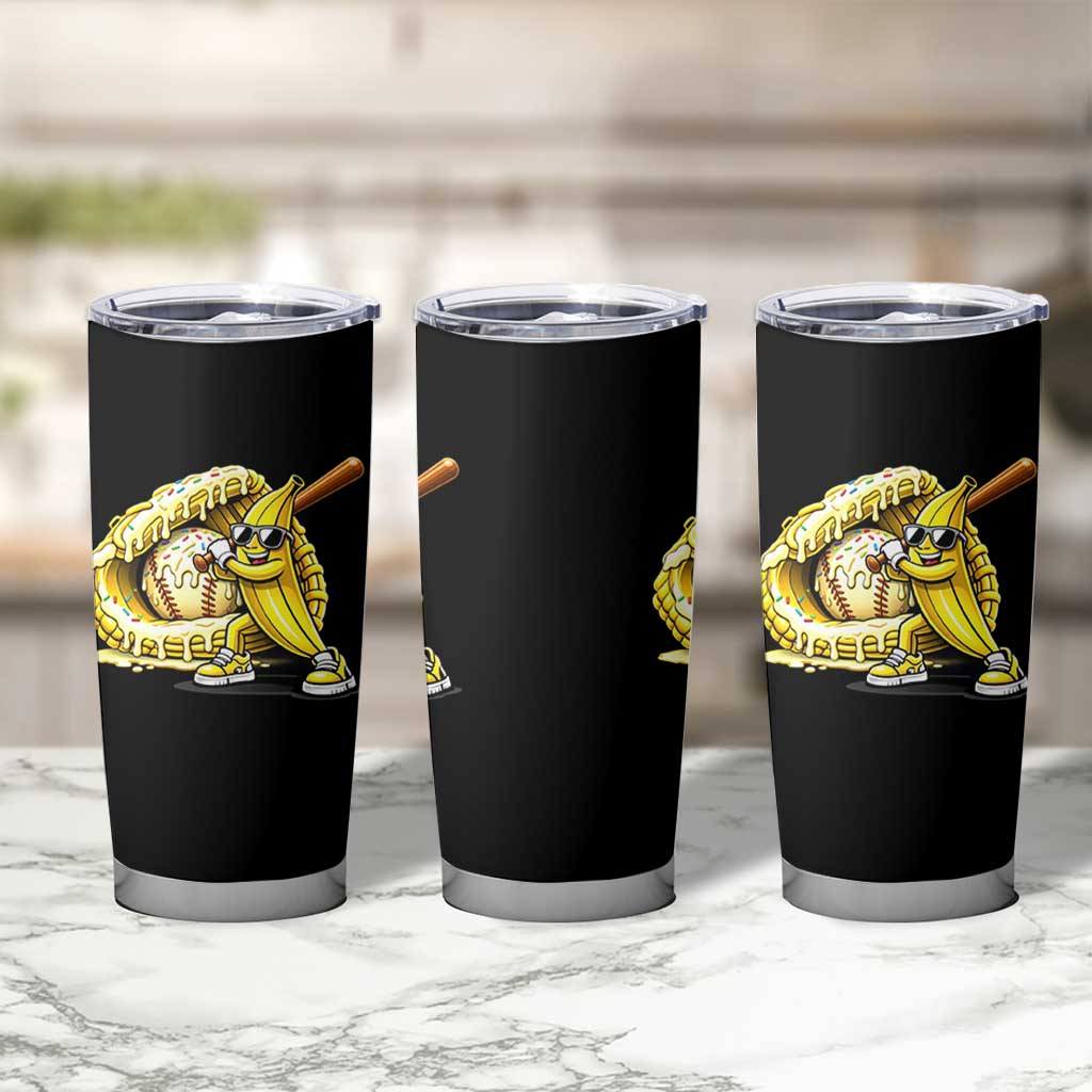Baseball Banana Tumbler Cup Funny Baseball Glove Drip Kids Youth Boys Girls